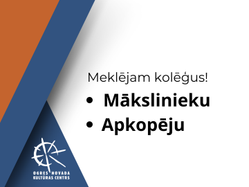 Aicinām kolēģus: MĀKSLINIEKU un APKOPĒJU